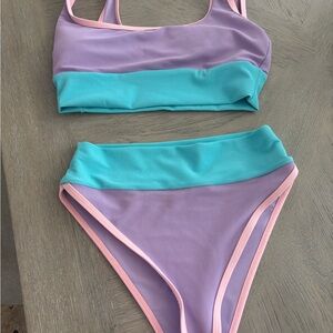 Like new Lain Snow Cotton Candy Lane Two Piece size M